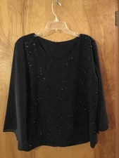 Women’s Dressy Black Top