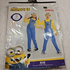Minions Bob Toddler Costume, Disguise Size 3T-4T