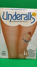 UNDERALLS color nude PANTYHOSE  PANTIES all in one SIZE C-D style 310