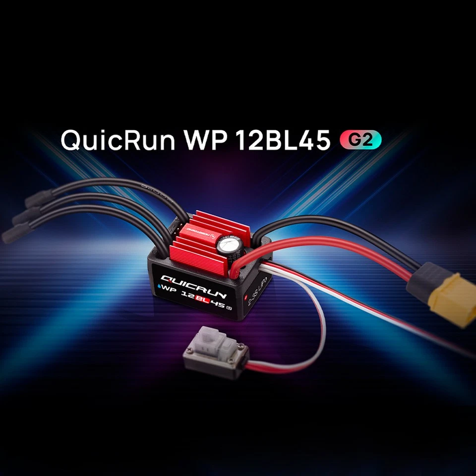 HOBBYWING QUICRUN 2840 2850 Brushless Motor or 12BL45 45A ESC for 1/12 RC Car - Bild 2 von 4