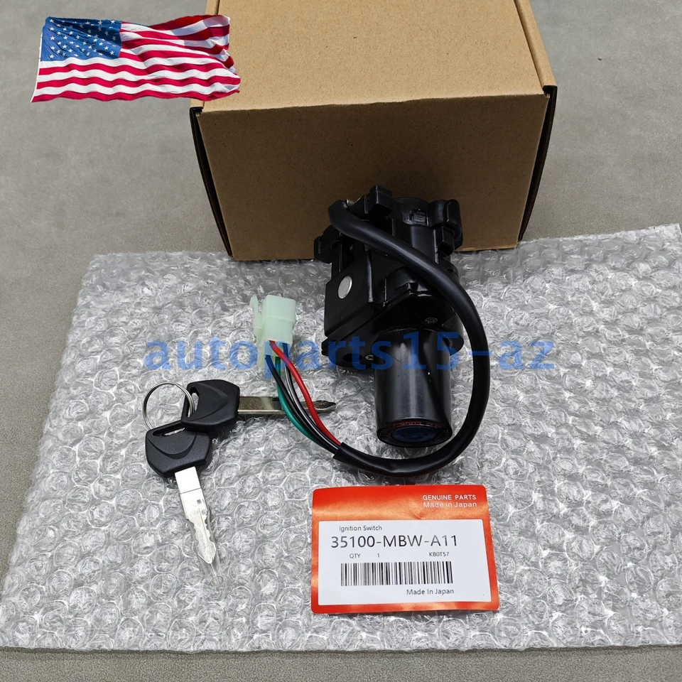 New Ignition Switch Fist For 01-06 CBR600 F4I Honda Keys Switch Steering Lock US - Image 2 of 4