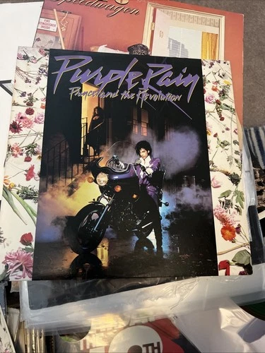 Purple Rain by Prince And The Revolution (Vinyl, 1984) With Poster