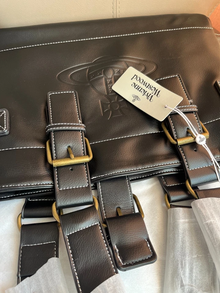 Vivienne Westwood Accord 手提包 托特包 黑色 形状 单肩包 皮革 — 第 4/4 张图片