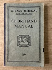 Pitmans Shorthand Manual New Era Edition Vintage Paperback Book