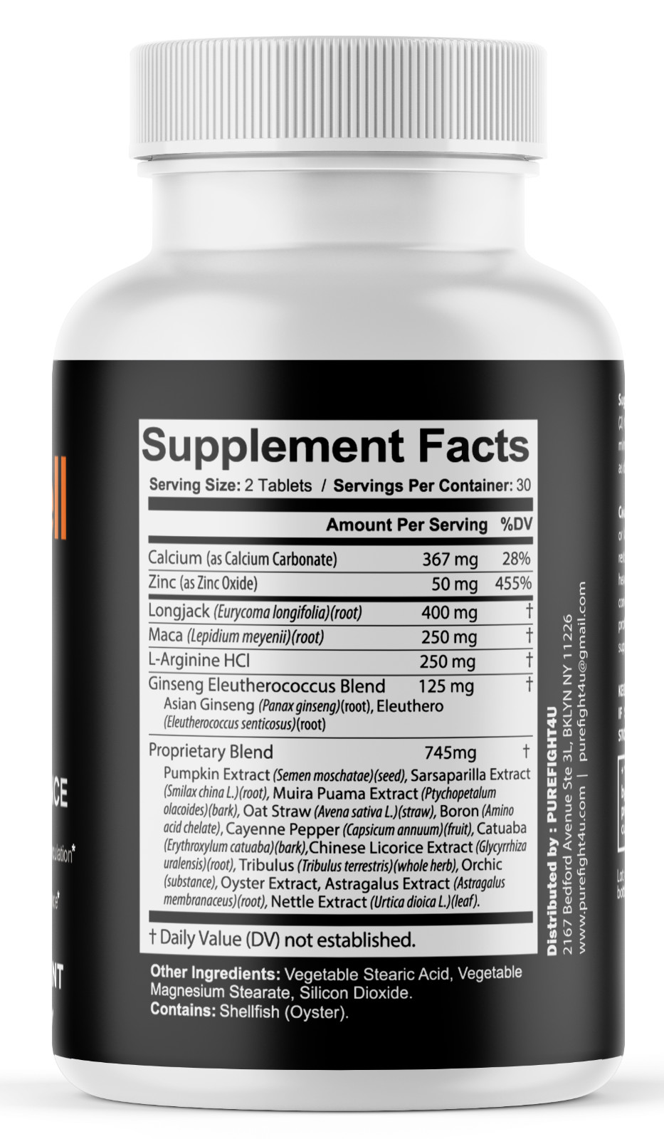 BioXCell Tablets Support Male Performance Supplement - 5 Bottles 