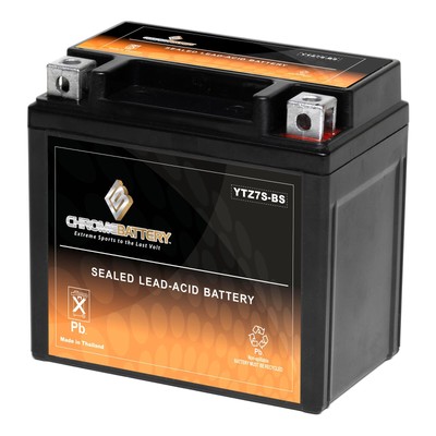 YTZ7S AGM Scooter Battery Honda Ruckus Elite Metropolitan Yamaha Vino Zuma E-TON
