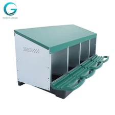 4 Holes Rollout Egg Collection Chicken Nest Box Hen Laying Nest Boxes Coop Green