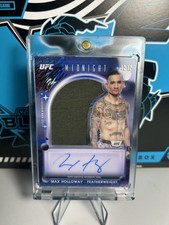 2025 Topps UFC Midnight Max Holloway Patch Auto 12/12