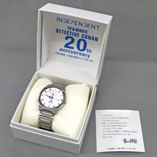 Detective Conan Kaito Kid 20th Anniversary Metal Band Watch Ltd Ed Set