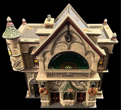 Dept 56 Dickens  Village Theatre of the Macabre 56.58706 All Hallows Eve Retired