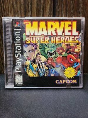 2 Games - Marvel Super Heroes CIB & Marvel vs Capcom: Clash of Super Heroes, VG+