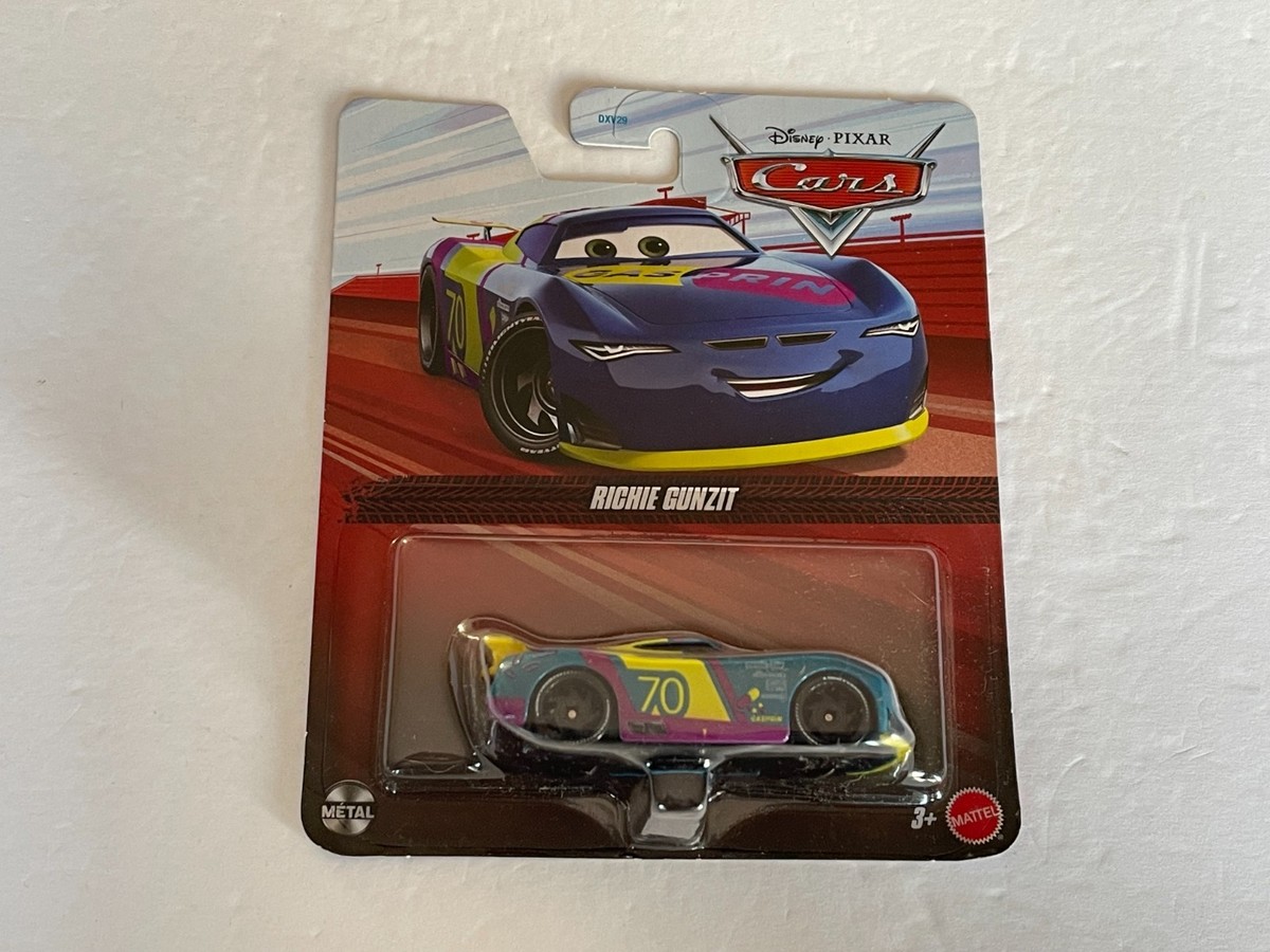 Richie Gunzit カーズ マテル 次世代レーサー Disney Cars 3 Gasprin #70 Richie Gunzit 1 55 Diecast for sale