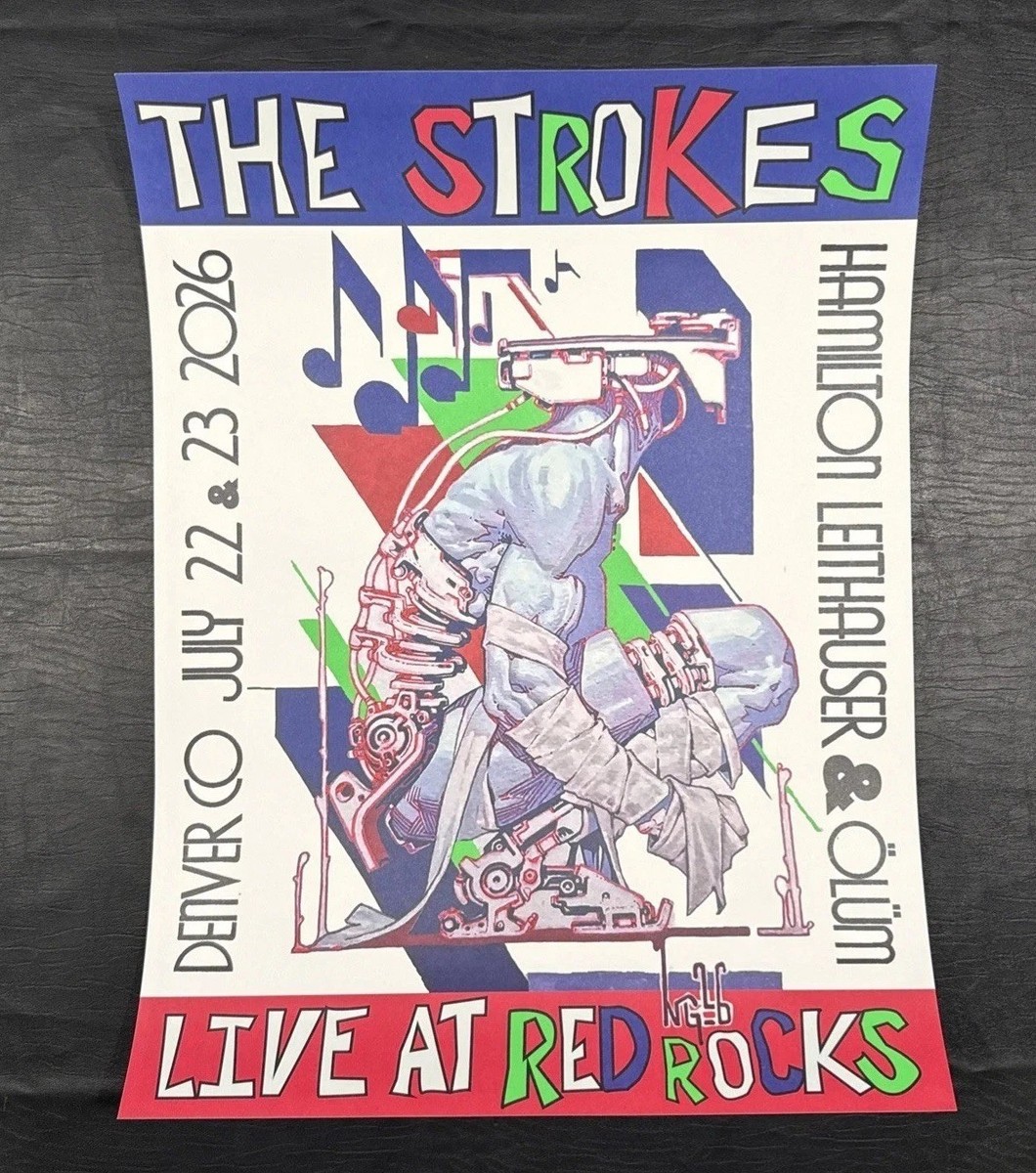The Strokes Tour Red Rocks Amphitheatre In Morrison CO July 22, 23