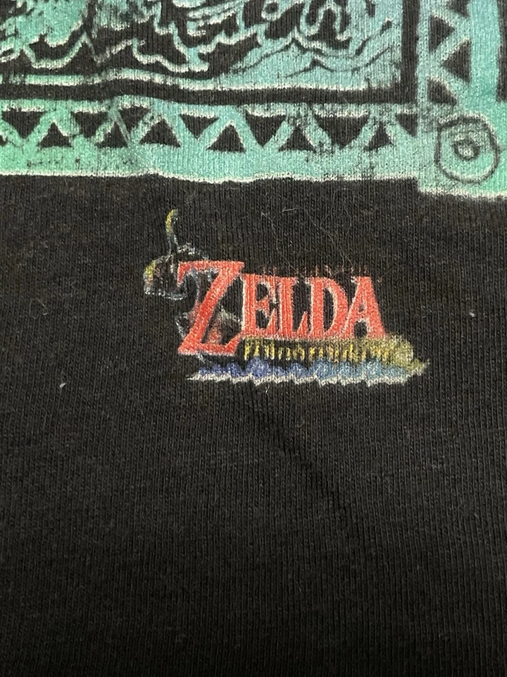 Nintendo Legend of Zelda Princess Wind Waker Racerback Tank Top Black Small - Image 3 of 4
