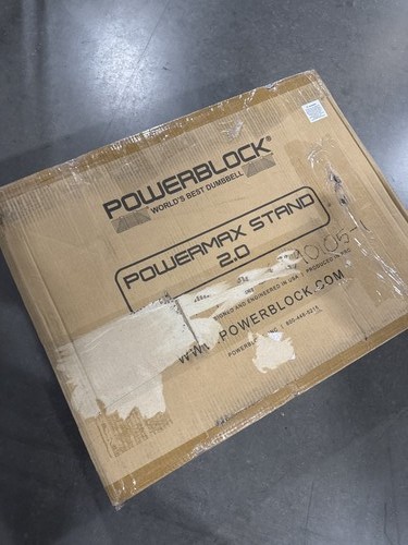 POWERBLOCK POWERMAX STAND 2.0 - DUMBBELL RACK AND WEIGHT RACK - - Scratch & Dent