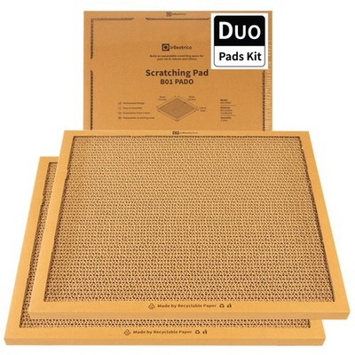 Cat Scratching Pad Board, Refillable and Combinable Corrugated Cat Scratchers...