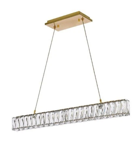 Crystal Chandelier Light Fixture Foyer Kitchen Island Dining Room Lighting 31" - Picture 1 of 10