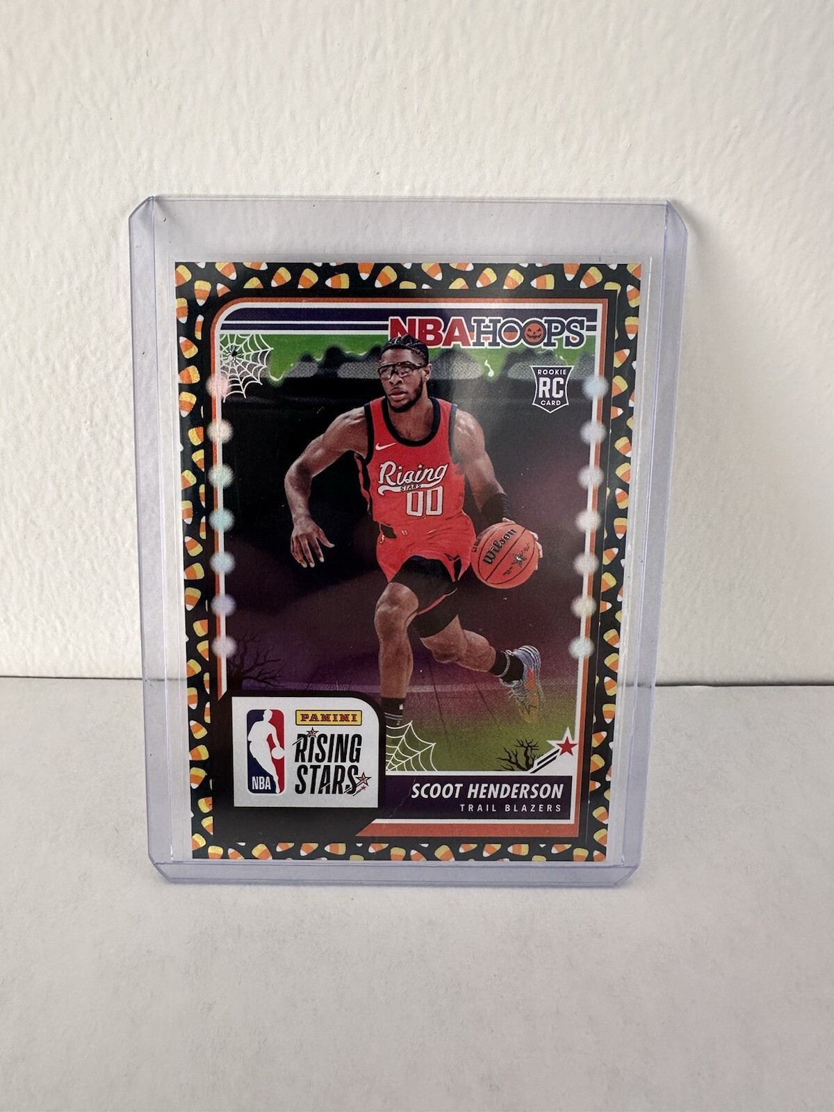 Scoot Henderson #280 Rising Stars Holo Candy (RC) 2023-24 Panini Haunted Hoops