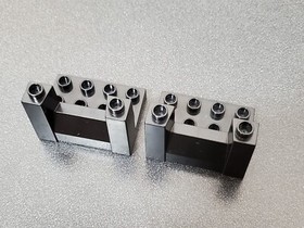 Lego Duplo Black Rampart Blocks 4785 - Lot of 2