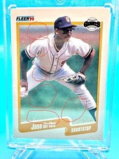 🔥Fleer 90 Jose Uribe🔥RARE* Error Card! Pristine-Condition🔥Collector's Choice!