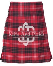 CRAWFORD Tartan Scottish 8 Yard Kilt Traditional Highlander Kilt for Men
