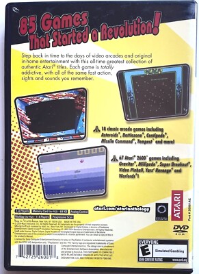 Jeu PS2 Atari Anthology - Version FR/PAL Complète, En Bon état