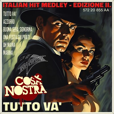 7'' COSA NOSTRA Tutto va' Medley Edizione 2 TRANSPARENT Italo-Disco 1988 like NEW