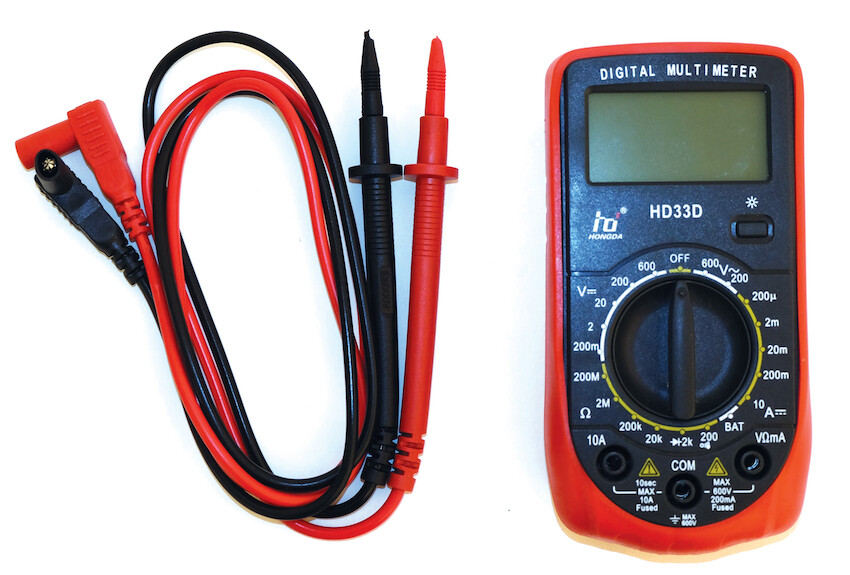 Multimètre digital de précision à sélection automatique pour tension AC DC