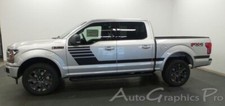 2015-2020 Ford F-150 Stripes Special Ed. LEAD FOOT Hockey Decals Vinyl Graphics