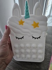 Large Fidget Purse For Girls Unicorn