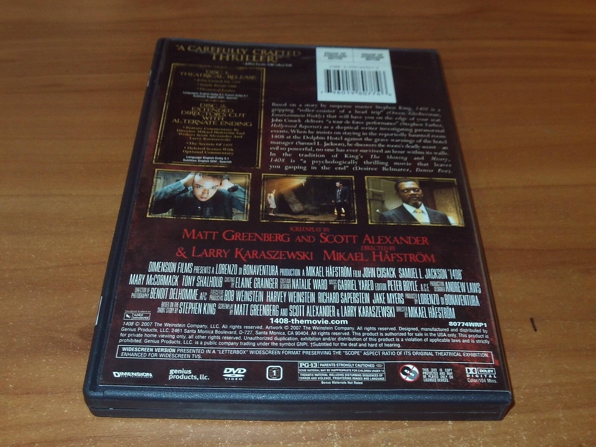 1408 (DVD, 2007, 2-Disc Widescreen Collectors Edition