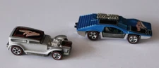 HOT WHEELS REDLINE  THE DEMON 1969 MALAYSIA  &  SIDE KICK 1970 MALAYSIA