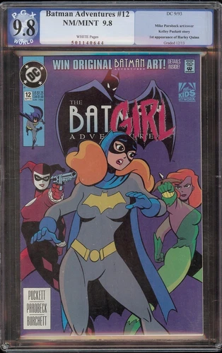 Batman Adventures # 12 PGX 9.8 White (DC, 1993) 1st appearance Harley Quinn