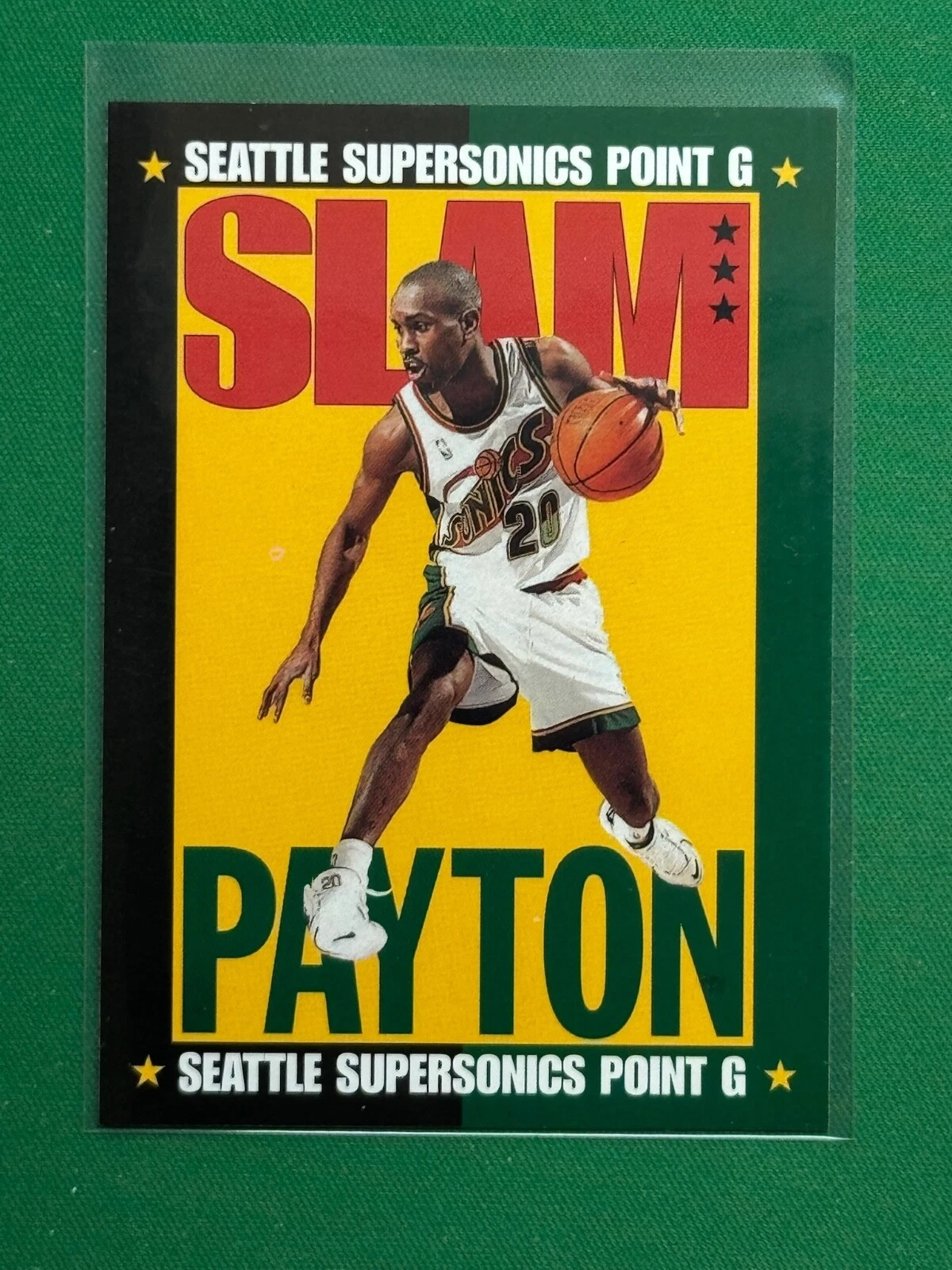 1996-97 Skybox NBA Hoops Basketball Slam #325 Gary Payton