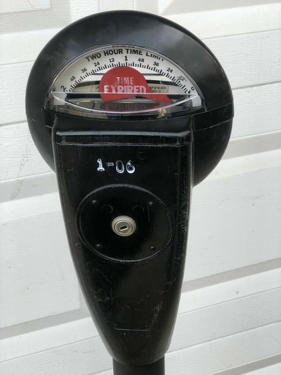 Duncan Parking Meter Fully Functioning With Full-Size Stand