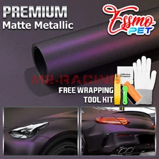 ESSMO PET Matte Metallic Magic Purple Car Vehicle Vinyl Wrap Decal Sticker