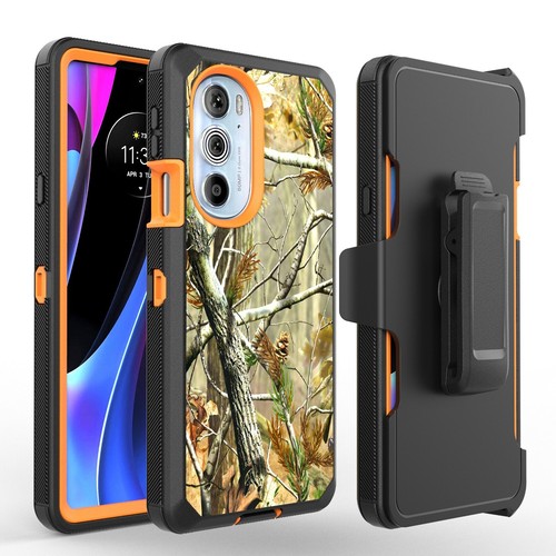 For Motorola Edge Plus 5G 2022 Series Defender Case Belt Clip Holster + Screen - Picture 35 of 49