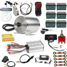 3000W 72V Brushless Motor Kit Controller Battery For Go Kart E Bike ATV Trike