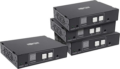 TRIPP-LITE 3 Port HDMI Cat5/6 Switch/Extender Kit, 1080p 60 Hz, Serial and IR