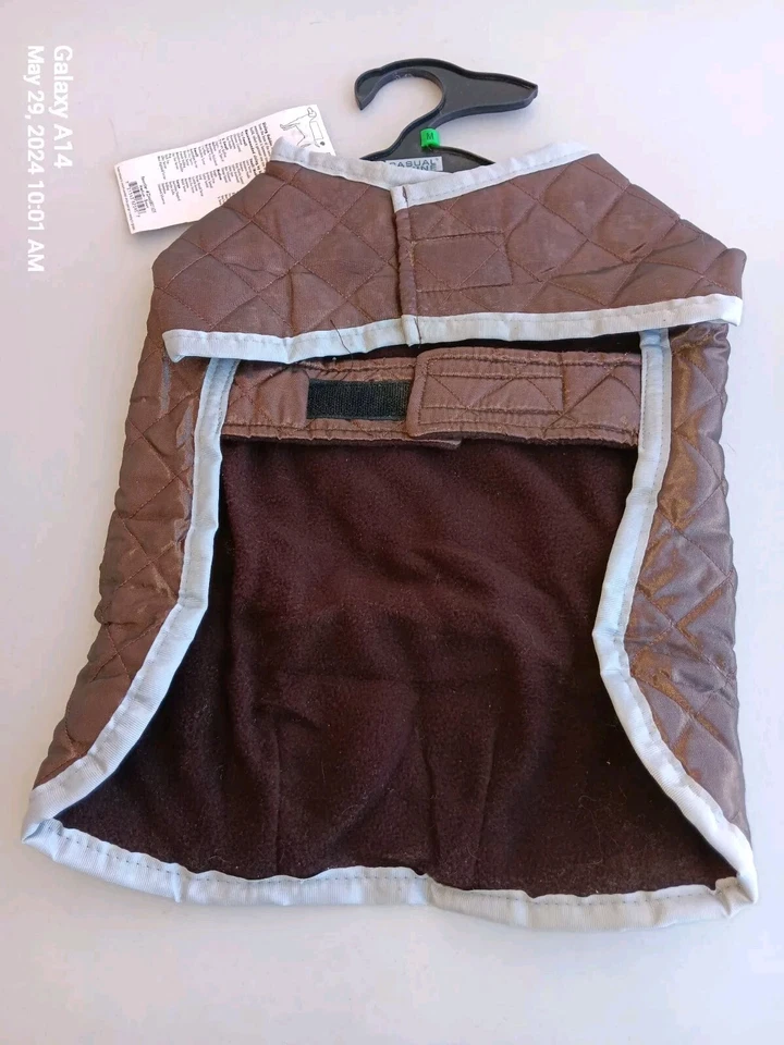 Casual Canine Quilted Dog Coat Medium Puppy Pet Clothes - Image 3 of 4
