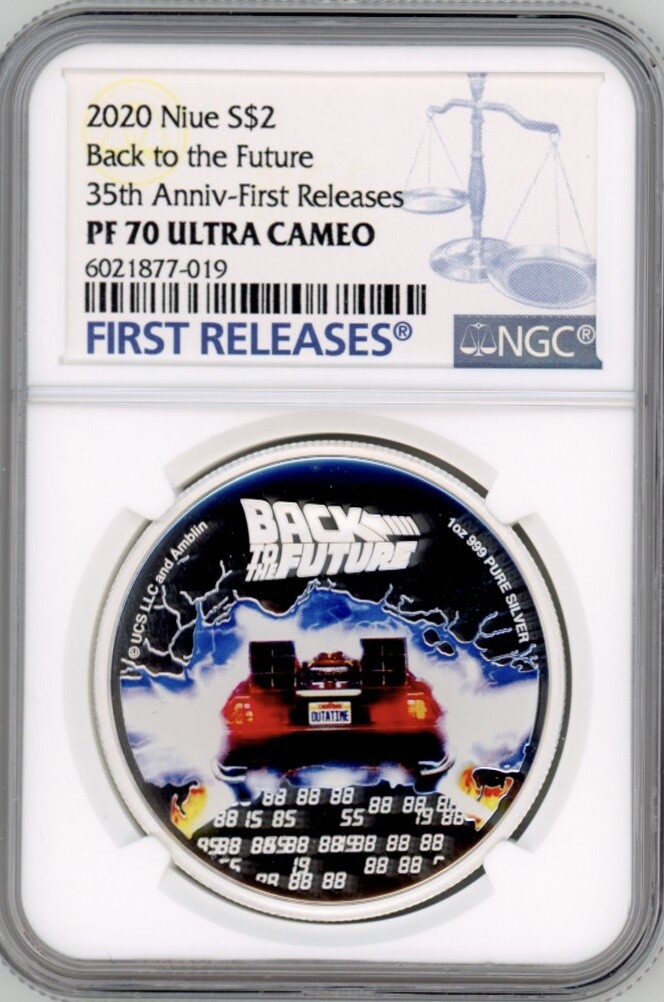 2020 Niue Back to the Future Mr Fusion 35th Anniv, 1oz