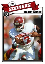 ACEO STANLEY WILSON OKLAHOMA SOONERS CUSTOM HAND MADE ART CARD