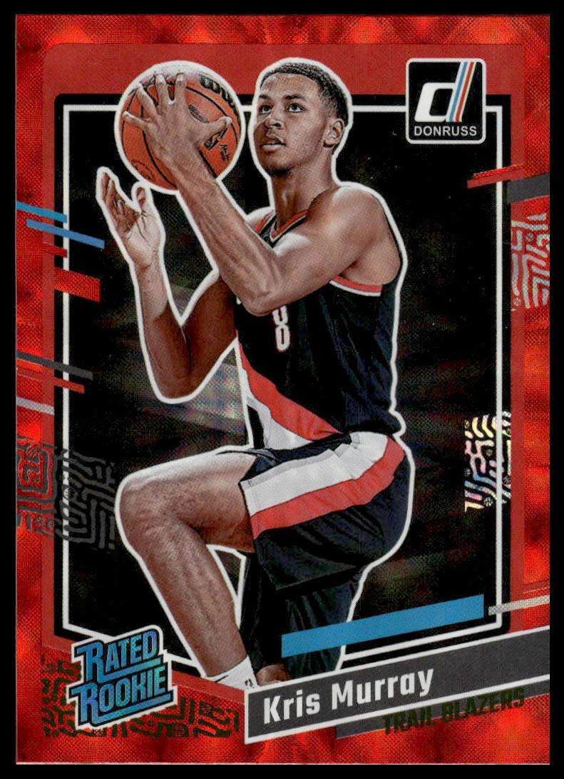 2023-24 Donruss #203 Kris Murray Red Portland Trail Blazers