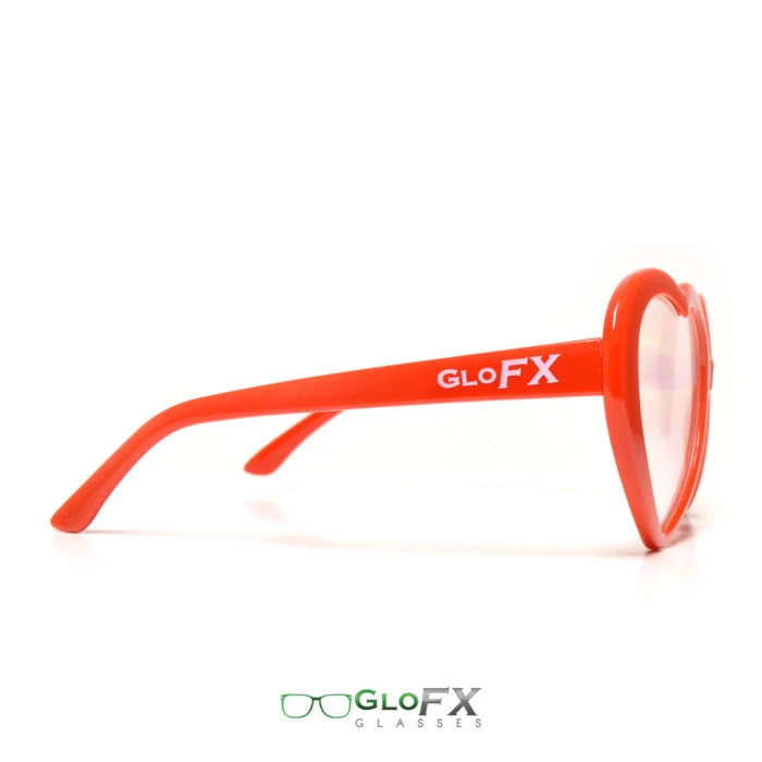 Gafas de Difracción CORAZÓN - Prism Rave Laser efecto espectáculo de luces FX tonos trippy  Foto 4 de 4
