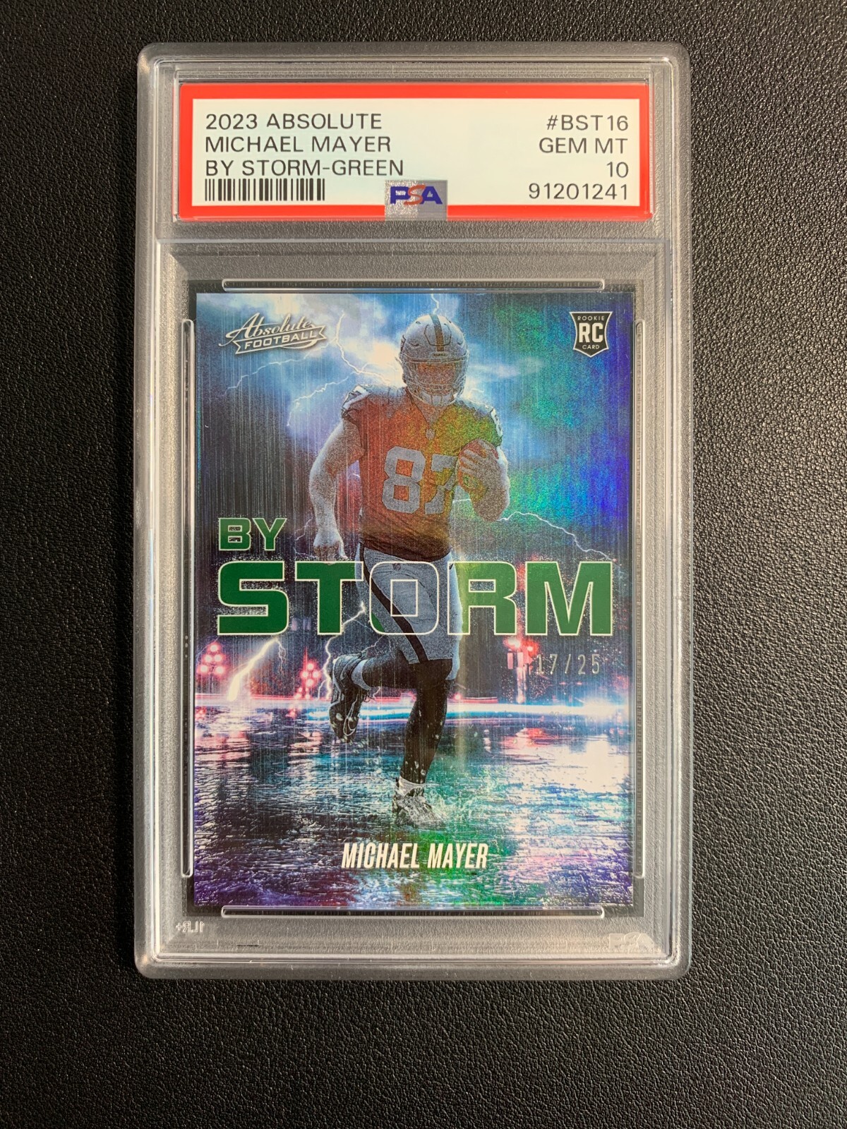 Michael Mayer Panini Absolute By Storm #BST16 Green