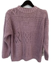 Vintage 80s Knitted Pink Soft Sweater
