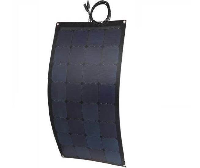 100w Solar Panel Roof + Pop Tops Mount (Hidden Outlet) Electrics Campervan