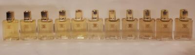11 Vintage ESCADA POUR HOMME cologne EDP MINIATURE 0.16oz 5ml RARE*FREE SHIPPING