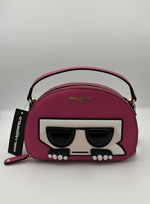 Karl Lagerfeld Paris Maybelle Crossbody | Fuchsia