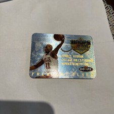 Dennis Rodman frequent Flyer Hoops 1997 skybox foil 5/20